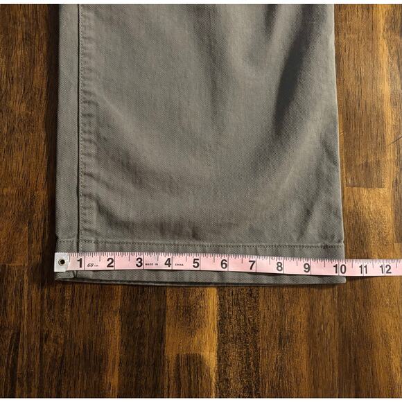 Gap Women’s 8 Tall 30 x 32 Pants Loose Khaki High Rise Straight Wide Chino - Picture 12 of 12